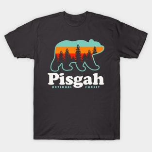 Pisgah National Forest Camping Hiking North Carolina Bear T-Shirt